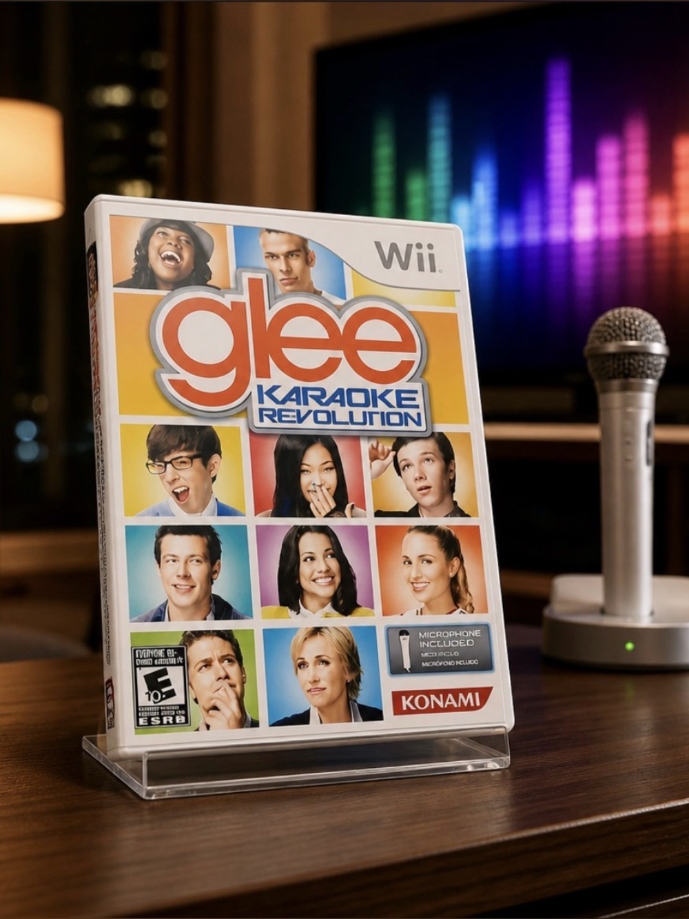 Wii Glee Karaoke Revolution CD Game